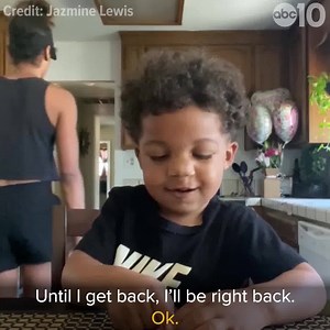 FRUIT SNACK CHALLENGE | Have you heard of the fruit snack challenge? Check out this video of 2-year-old Christian fighting back the urge to eat his delicious fruit snacks until his mom comes back in the room. Thank you to Jazmine Lewis for sharing this adorable video with us! | ABC10