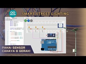 Tutorial Wokwi Lampu Jalan Pintar dengan Sensor LDR & PIR | Proyek Arduino Sederhana