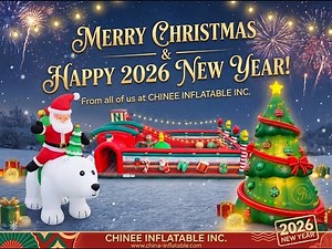 Ultimate Christmas Inflatable Fun Land!