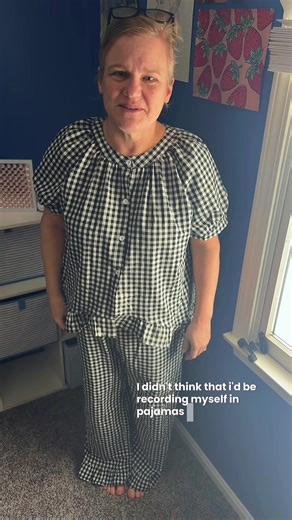 Gingham pajama set