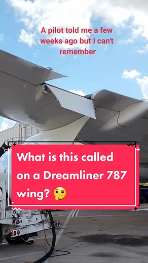 Identifying Parts of a Boeing 787 Dreamliner Wing