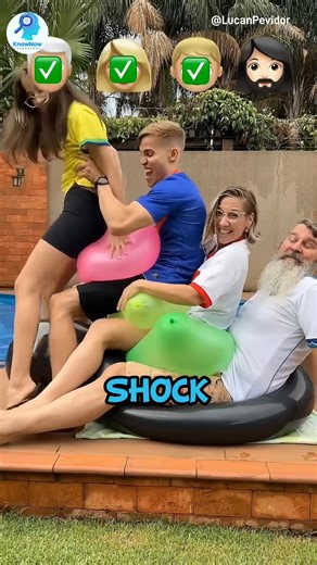 Balloon Seat Challenge 🎈 #funnyexperiment #shockmoment #fblifestyle | KnowNow