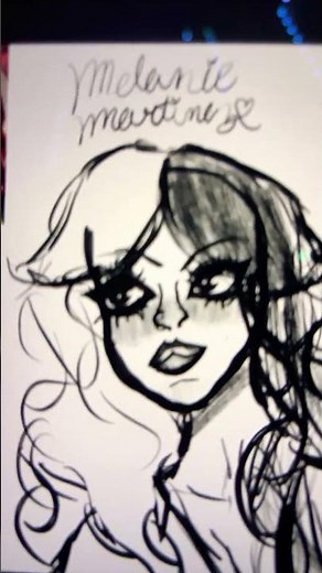 Little Melanie Sketch‪@MelanieMartinez‬ I wanna start digital draw more that don’t mean I’ll stop edit