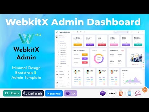 Bootstrap 5 Admin Dashboard Template with Multiple Layouts & Responsive UI Design