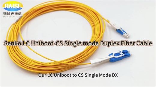 Smarter Fiber. Higher Density. LC Uniboot to CS Single Mode DX Built for next-gen data centers. Stable performance. Flexible customization. OEM & ODM available — made to fit your brand.#Fibercable #datacenter #madeinchina #raisefiber #b2b #FTTH #NetworkEngineering #TelecomIndustry #QualityControl