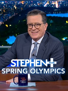 Stephen has launched his very own streaming service to bring you the hottest original content. Get ready for STEPHEN : Spring Olympics! #Colbert