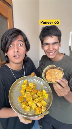 Paneer 65 with besharmi🤣#comedy #familyvlog #minivlog #shorts
