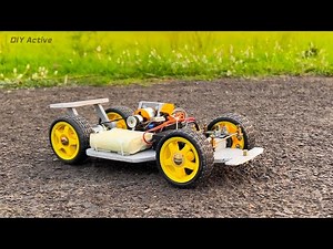 F1 RC Car - Making a Powerful RC Car Using PVC Pipe - Homemade Racing Car - Fly Sky FS i6