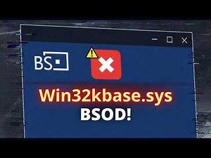 Get Rid of Win32kbase sys BSOD keep happening in Windows 10