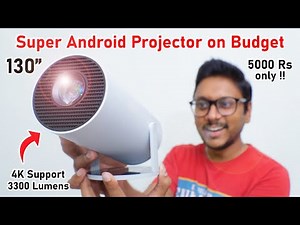Powerful 130" Android Projector on Budget..!? 🤯 3300 Lumens Brightness 🔥