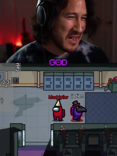 Markiplier Goes Insane In Among Us #shorts