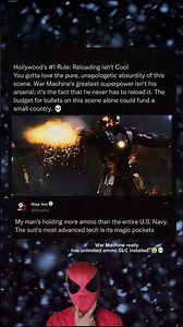 War Machine's Suit Has Unlimited Ammo