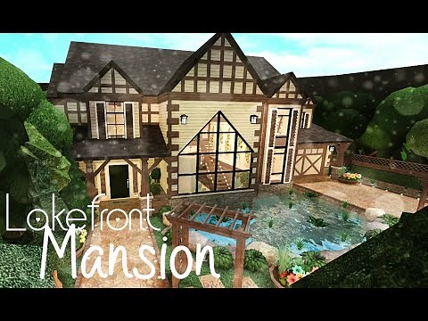 Bloxburg | Lakefront Mansion | All Game Pass | Speed Build |