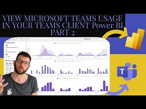 PART 2️⃣: How to view your Microsoft Teams Usage in your Teams Client Power BI