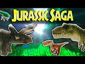 🦖JURASSIC SAGA MOD MINECRAFT 1.21.1🌴 - ¡DINOSAURIOS MUY REALISTAS!
