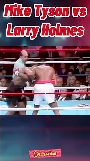 Mike Tyson DESTROYS Larry Holmes | Brutal TKO Fight Highlights HD