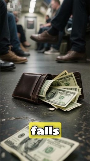 Man Loses Wallet Full of Cash in the Subway#shorts #CrazyMoney #FunnyMoney #TalkingCash