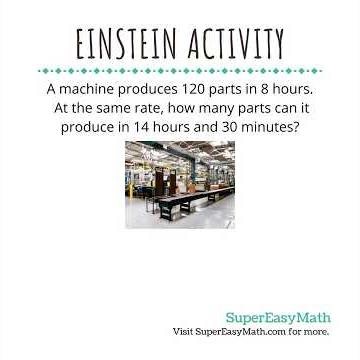 How many parts can it produce?#tiffany #supereasymath #einsteinactivity #math #mathwithtiffany