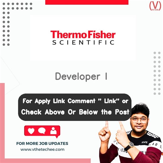 Developer I at Thermo Fisher Scientific – Bangalore, Karnātaka, India | Apply 2026 - V The Techee Jobs