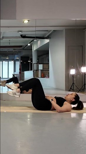 Demain séance abdos pilate débutant 5 min sans impact #sports #débutant #begginers