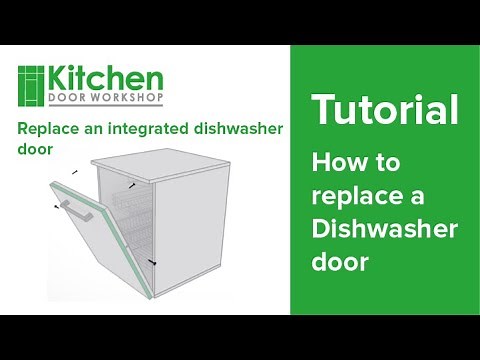 How to replace a dishwasher door