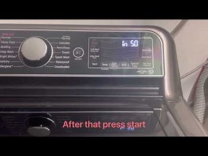 How to LG Washer Top Load enter in test mode and list of all errors codes WT7900HBA