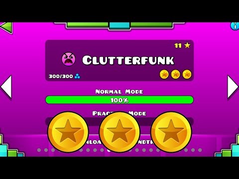 How to Get ALL Coins in Clutterfunk – Geometry Dash