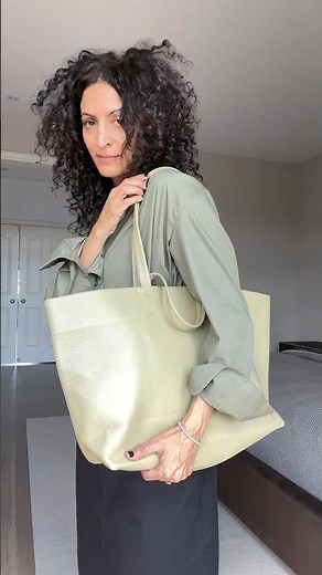 Cuyana Classic Easy tote, The Row Lulu boots, Massimo shirt. Outfit explained in my recent video.