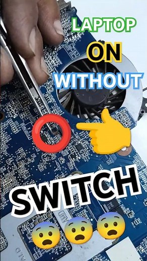 बिना पावर बटन के लैपटॉप कैसे स्टार्ट करे | How to Power On Laptop Without Power Button | मदरबोर्ड से