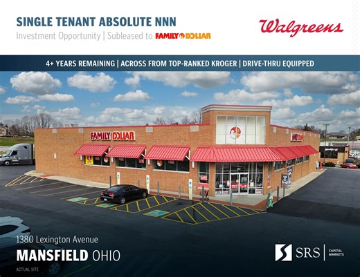 1380 Lexington Ave, Mansfield, OH 44907 - Walgreens (Subleased to Family Dollar) | LoopNet