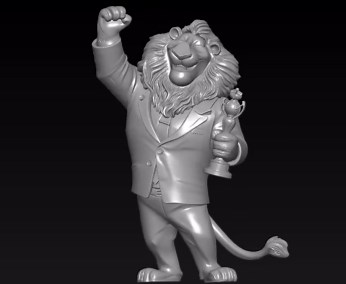 Mayor Lionheart 3D STL File - Cartoon Character Miniature Sculpture - Etsy