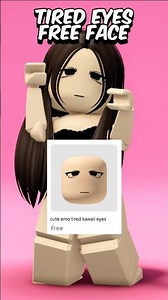TIRED EYES FREE FACE ROBLOX! #roblox #rblx #robux
