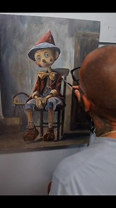 Working progress on this 24x30 oil on linen surreal Painting | G.Mammano Art