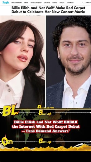 The moment Billie Eilish and Nat Wolff posed together on the red carpet, social media exploded