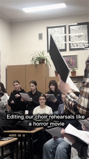 Horror-Themed Choir Performance