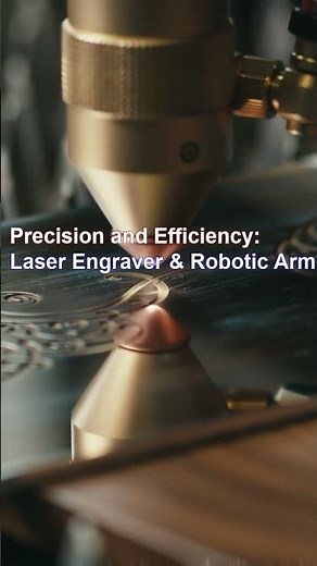 Precision and Efficiency: Laser Engraver & Robotic Arm