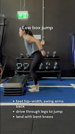 Low box jump