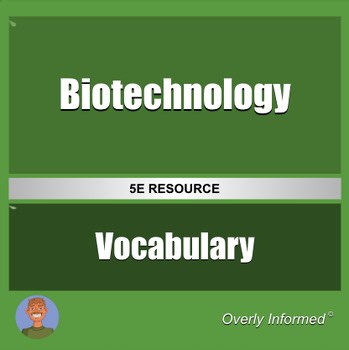Biotechnology Vocabulary & Definition Practice Worksheet