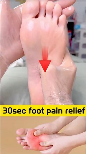 How to relieve foot pain easy and fast #footpainrelief #footmassage