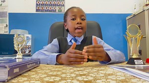 Keynote Speech from our Little Commissioner Of Police #StJamesPrimarySchool Lesotho Mounted Police Service South African Police Service | Makhubelu