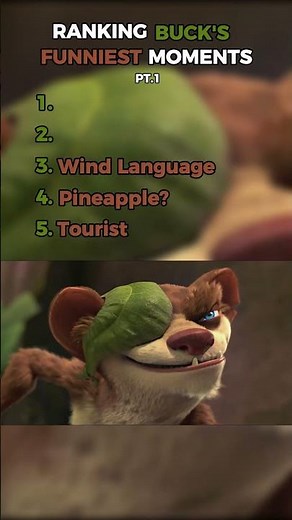 🦖😂 Buck’s FUNNIEST Moments Part 1! 🤣🌴 | Ice Age #shorts