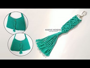 DIY || Hiasan Tas Rajut - Macrame Yarn