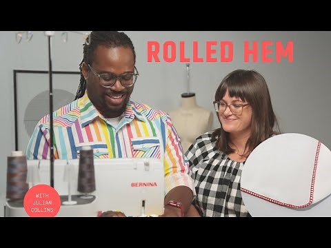 Serger School: Serger Rolled Hem