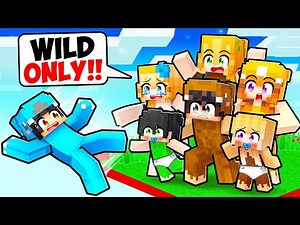 Having a WILD FAMILY on ONE BLOCK in Minecraft!