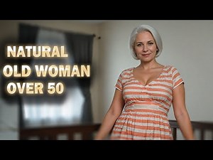 Natural Older Women Over 55 - Striped Sleeveless Mini Dress | Casual Summer Fashion & Styling Tips