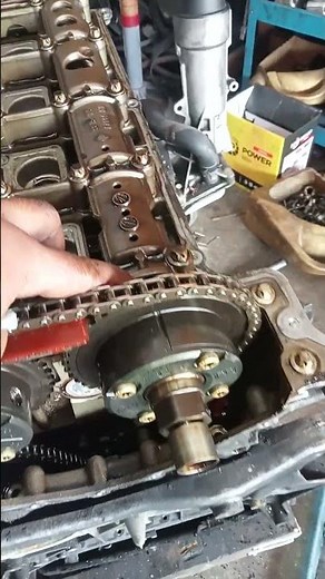 Mercedes Benz w203 m271 c class timing chain replacement #shorts