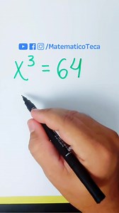 597K views · 2.4K reactions | Raiz Cúbica #matemática | Matemático TECA | Facebook