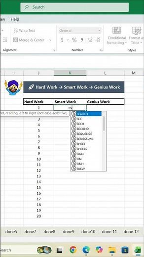 Create Serial Numbers Instantly in Excel #MicrosoftExcel