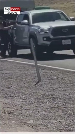 Nevada police ram climate protesters blocking entry to Burning Man