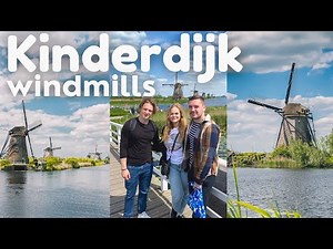 Visiting the Kinderdijk windmills 💚 Netherlands travel vlog